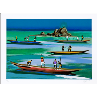 Carybé - Yemanjá x/200. Serigrafia, 50x70 cm