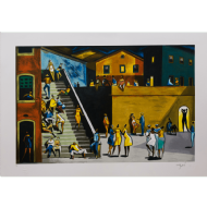 Carybé - Sem título x/100. Serigrafia, 50x70 cm