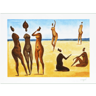 Carybé - Mulheres x/200. Serigrafia, 50x70 cm