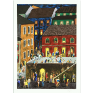 Carybé - Maciel de Baixo x/200. Serigrafia, 70x50 cm