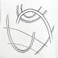 Gonçalo Ivo - Álbum branco I x/50. Serigrafia, 30x30 cm