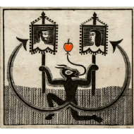 Gilvan Samico - O pecado P.A. Xilogravura, 43x48 cm, 1964