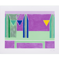 Ferreira Gullar - Sem título 80/150. Serigrafia, 41x50 cm