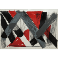 Emanoel Araújo - Sem título 22/75. Serigrafia, 70x100 cm, 1989