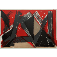 Emanoel Araújo - Sem título 1/33. Serigrafia, 70x100 cm, 1989