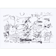 Cildo Meireles - Sem título 3/5 H.C. Serigrafia, 48x66 cm, 2009