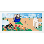 Cícero Dias - Sem título P.I. Serigrafia, 45x90 cm