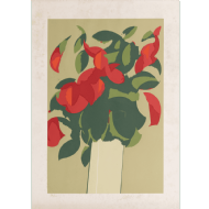 Carlos Scliar - Sem título 79/100. Serigrafia, 68x48, 1983