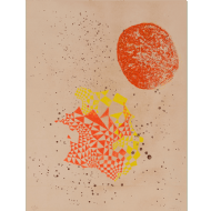 Arthur Luiz Piza - Sem título 120/175. Litografia, 65x50 cm