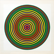 Julio Le Parc - Sem título 178/200. Serigrafia, 72x72 cm