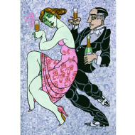 Juarez Machado - Sem título P.A. Serigrafia, 100x70 cm