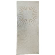 Antonio Dias - Sem título 2/20. Stêncil sobre papel Nepal, 143x60 cm