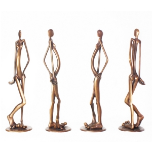 Fernando Cardoso - Bruni petit 23/50. Bronze, 37x10x10 cm.