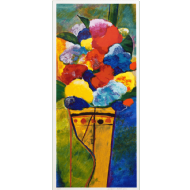 Aldemir Martins - Vaso com flores 60/100. Serigrafia, 90x40 cm, 2003