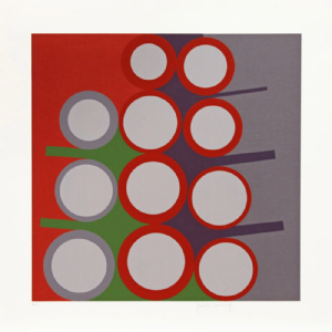 Judith Lauand - Sem título - H.C.. Serigrafia, 50x50 cm, 2012