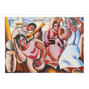 Di Cavalcanti - Serenata x/120. Serigrafia, 70x100 cm, 1928-2025..