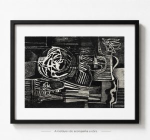 Roberto Burle Marx - Sem título 48/50. Litografia, 46x60 cm, 1984