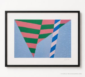 Alfredo Volpi - Mastro 99-150. Serigrafia, 66x96 cm