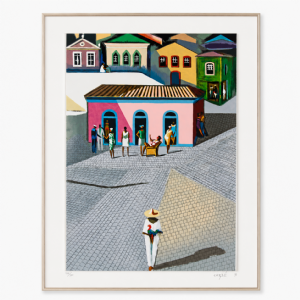 Carybé - O galista x/200. Serigrafia, 70x50 cm