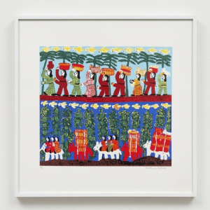 Antonio Poteiro - Retirantes P.E. Serigrafia, 36x48 cm.