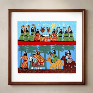 Antonio Poteiro - Natividade 70/100. Serigrafia, 36x48 cm.