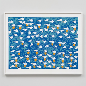 Antonio Poteiro - Revoada 53/100. Serigrafia, 70x100 cm.