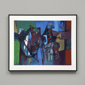 Roberto Burle Marx - Sem título x/120. Serigrafia, 70x82 cm.