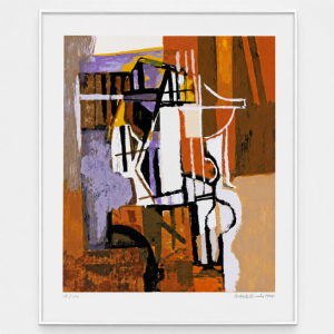 Roberto Burle Marx - Sem título x/100. Serigrafia, 70x60 cm.