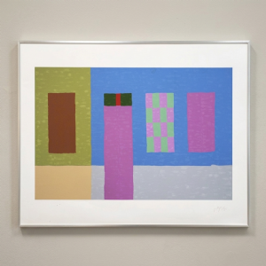 Alfredo Volpi - Fachada P.A. Serigrafia, 66x96 cm