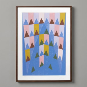 Alfredo Volpi - Ogiva x/200. Serigrafia, 100x70 cm