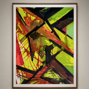 Emanoel Araujo - Sobre T 1/46. Serigrafia, 152x101 cm, 2020.