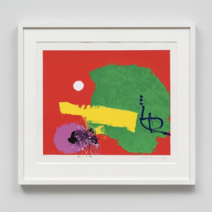 Manabu Mabe - Sol do sul - P.A. III-XXI. Serigrafia, 50x70 cm, 1995.