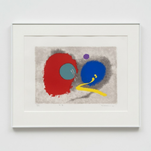 Manabu Mabe - Sem título 35/150. Serigrafia, 50x68 cm, 1995.