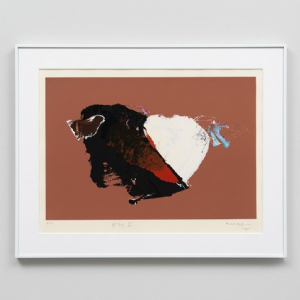 Manabu Mabe - Voo II 83/100. Serigrafia, 49x70 cm, 1985, A.C.I.D