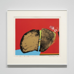 Manabu Mabe - Poema da lua 5/13. Serigrafia, 50x65 cm, 1979.