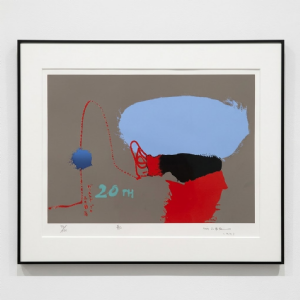 Manabu Mabe - Saber 94/100. Serigrafia, 48x64 cm, 1991.