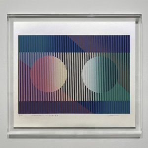 Yutaka Toyota - Espaço - In e Yo - x/100. Serigrafia, 50x70 cm, 2023.