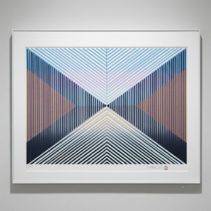 Yutaka Toyota - Espaço 4ª dimensão X/100. Serigrafia, 50x70 cm, 2023