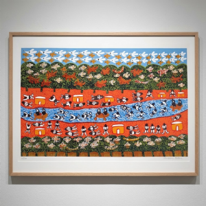 Antonio Poteiro - Sem título 102/120. Serigrafia, 70x100 cm.