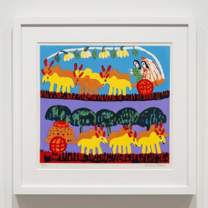 Antonio Poteiro - Casamento 90-100. Serigrafia, 36x48 cm.