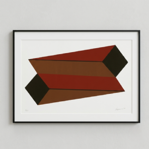 Sérvulo Esmeraldo - Sem título P.I. 1/4. Serigrafia, 57x93 cm