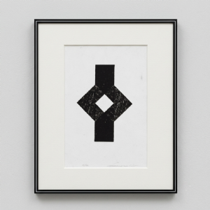 Sérvulo Esmeraldo - Sem título 41/52. Xilogravura, 33x23 cm