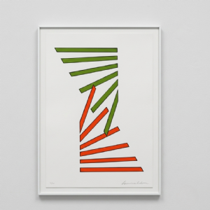Sérvulo Esmeraldo - Sem título 36/60. Serigrafia, 70x50 cm