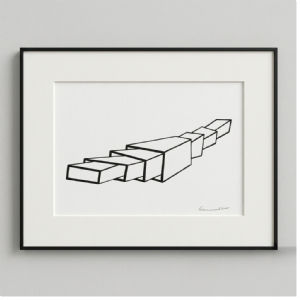 Sérvulo Esmeraldo - Sem título 35/60. Serigrafia, 50x70 cm
