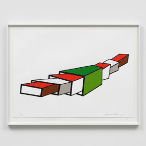 Sérvulo Esmeraldo - Sem título 17/60. Serigrafia, 50x70 cm