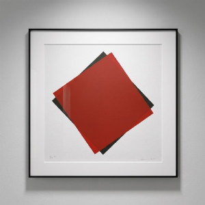 Sérvulo Esmeraldo - Sem título 14/60. Serigrafia, 70x70 cm