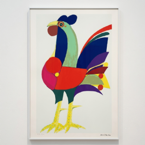 Aldemir Martins - Galo x/120. Serigrafia, 70x50 cm.