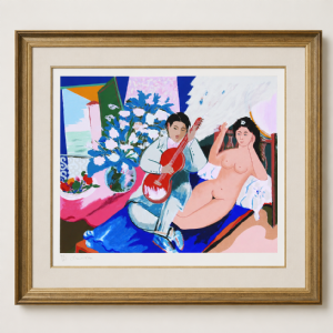 Cícero Dias - Serenata P.I. Serigrafia, 50x72 cm