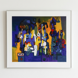 Burle Marx, Roberto - Sem título P.E.. Serigrafia, 70x80 cm.