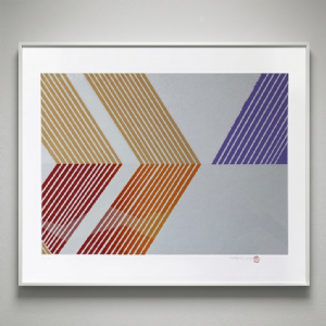 Yutaka Toyota - Sem título x/100. Serigrafia, 50x70 cm, 2023